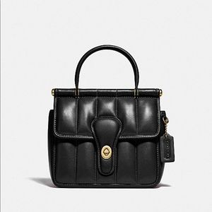 Authentic Coach Willis Top Handle 18 With Quilting